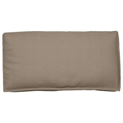 vidaXL Palettenkissen für Sitzfläche / Rückenlehne mit Kissen Taupe