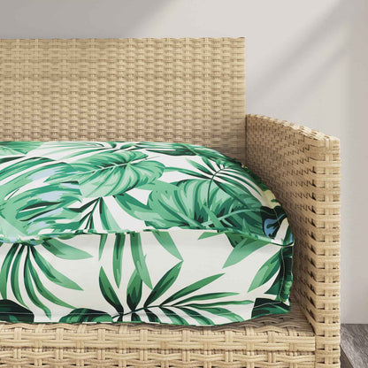 Kissen Blatt Blattmuster 80 x 80 x 52 cm Oxford-Stoff