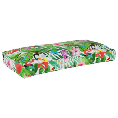 vidaXL Palettenkissen für Sitzfläche / Rückenlehne Floral Mehrfarbig