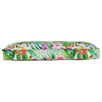 vidaXL Palettenkissen für Sitzfläche / Rückenlehne Floral Mehrfarbig