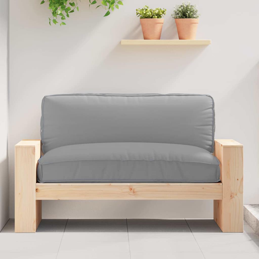 vidaXL Kissen Grau 120 x 80 x 12 cm Oxford-Stoff