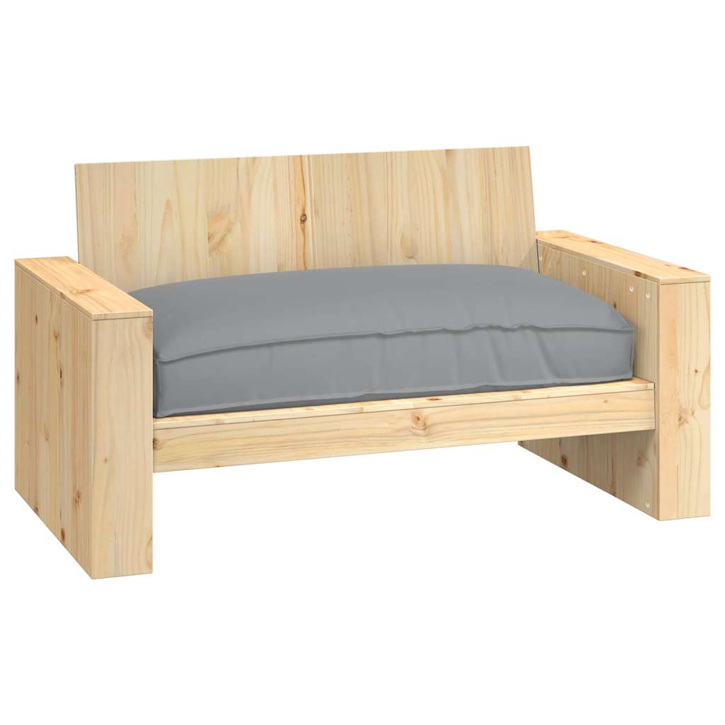 vidaXL Kissen Grau 120 x 80 x 12 cm Oxford-Stoff