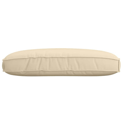 vidaXL Kissen Beige 120 x 80 x 12 cm Oxford-Stoff