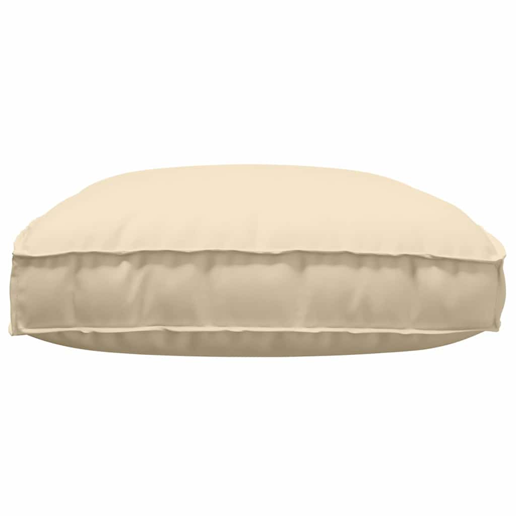 vidaXL Kissen Beige 120 x 80 x 12 cm Oxford-Stoff