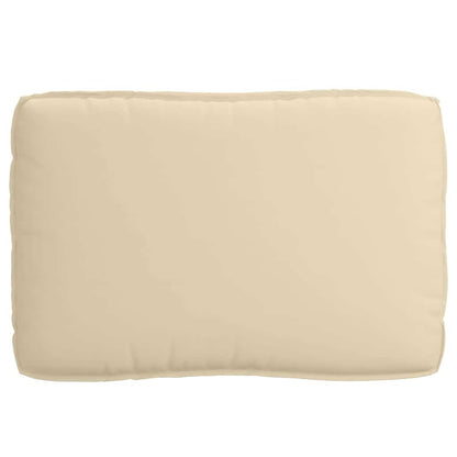 vidaXL Kissen Beige 120 x 80 x 12 cm Oxford-Stoff