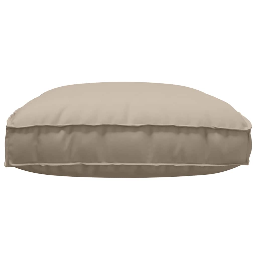 vidaXL Kissen Taupe 120 x 80 x 12 cm Oxford-Stoff