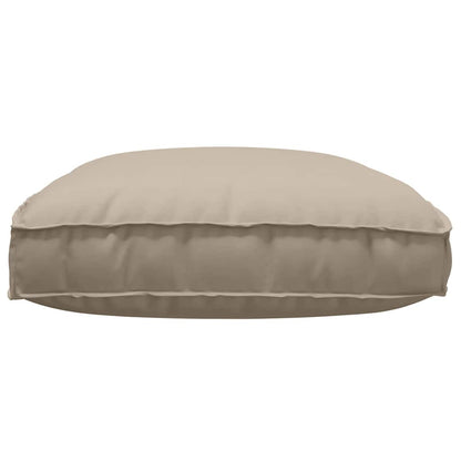 vidaXL Kissen Taupe 120 x 80 x 12 cm Oxford-Stoff