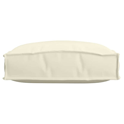 vidaXL Kissen 2 pcs Creme 40 x 40 x 8 cm Oxford-Stoff