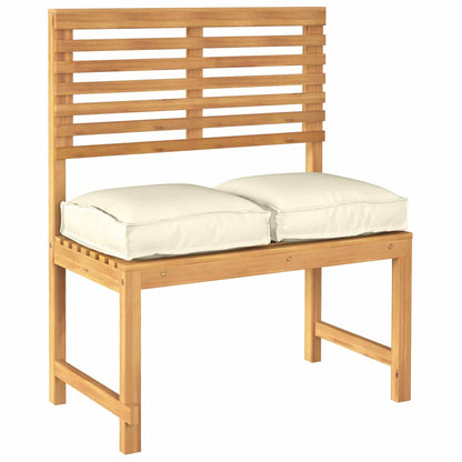 vidaXL Kissen 2 pcs Creme 40 x 40 x 8 cm Oxford-Stoff