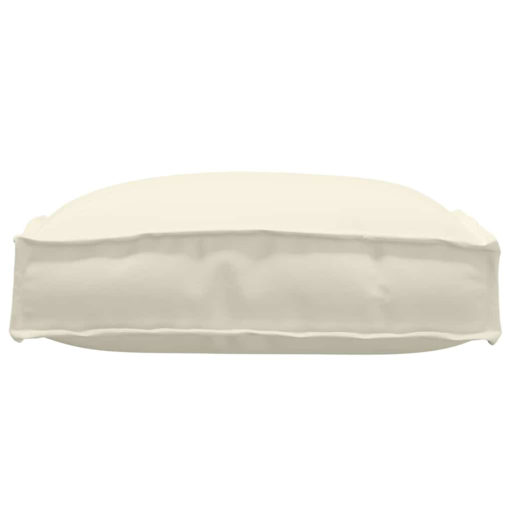 vidaXL Kissen 2 pcs Creme 40 x 40 x 8 cm Oxford-Stoff