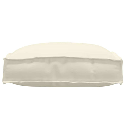 vidaXL Kissen 2 pcs Creme 40 x 40 x 8 cm Oxford-Stoff