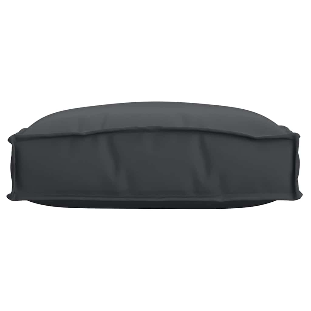 vidaXL Palettkissen für geeigneten Sitz 2 pcs Schwarz 40 x 40 x 8 cm