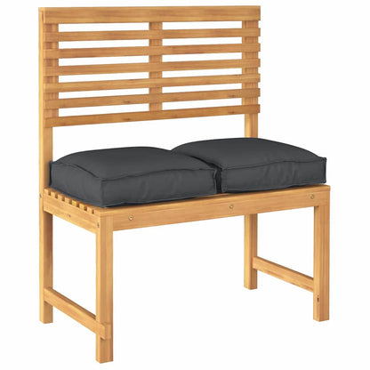 vidaXL Palettkissen für geeigneten Sitz 2 pcs Schwarz 40 x 40 x 8 cm