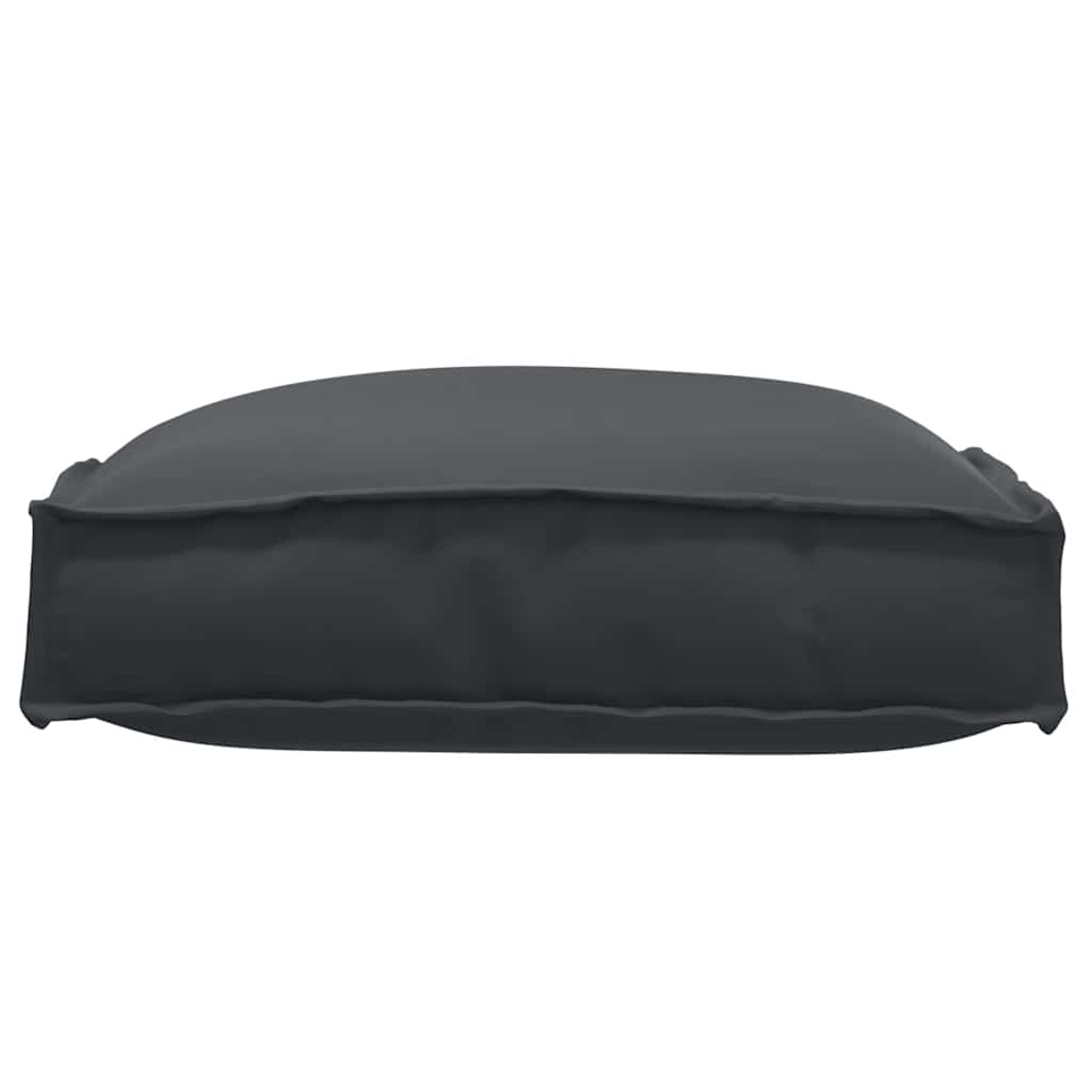 vidaXL Palettkissen für geeigneten Sitz 2 pcs Schwarz 40 x 40 x 8 cm