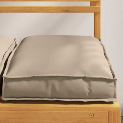 vidaXL Palettkissen für geeigneten Sitz 2 pcs Taupe 40 x 40 x 8 cm