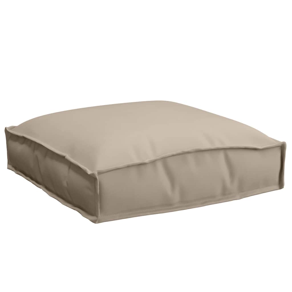 vidaXL Palettkissen für geeigneten Sitz 2 pcs Taupe 40 x 40 x 8 cm