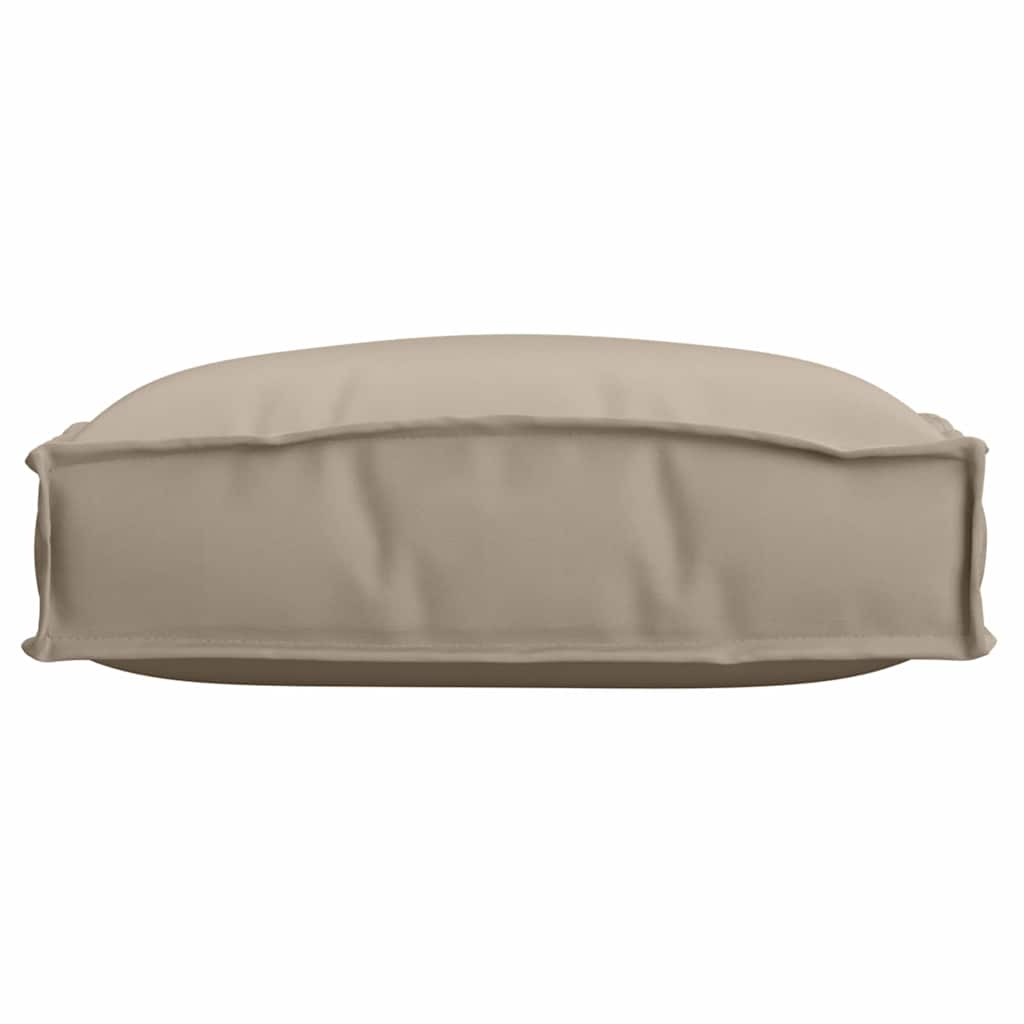 vidaXL Palettkissen für geeigneten Sitz 2 pcs Taupe 40 x 40 x 8 cm