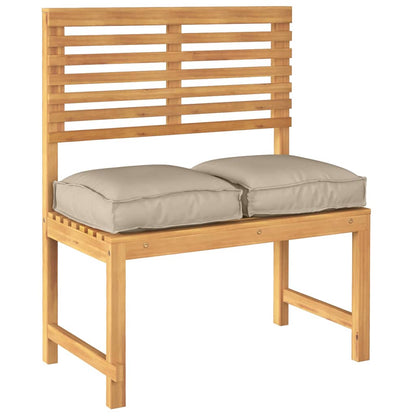 vidaXL Palettkissen für geeigneten Sitz 2 pcs Taupe 40 x 40 x 8 cm
