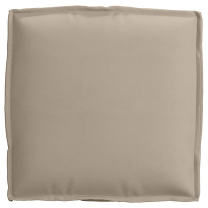 vidaXL Palettkissen für geeigneten Sitz 2 pcs Taupe 40 x 40 x 8 cm
