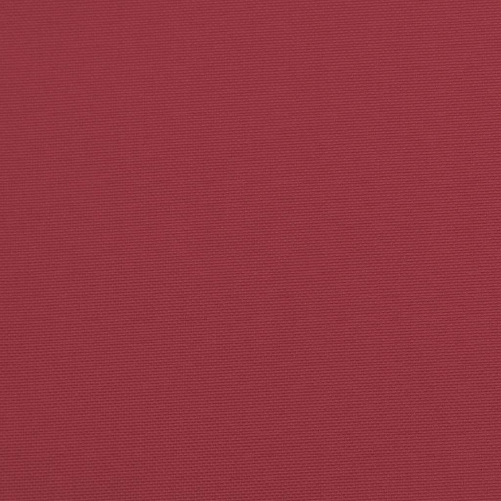 Kissen 2 pcs Weinrot 40 x 40 x 8 cm Oxford-Stoff