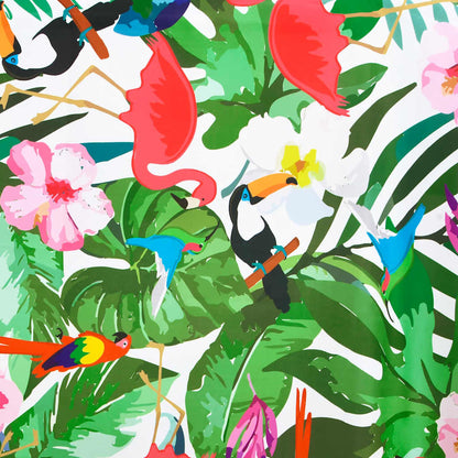 Kissen Floral 2 pcs Mehrfarbig 40 x 40 x 8 cm Oxford-Stoff