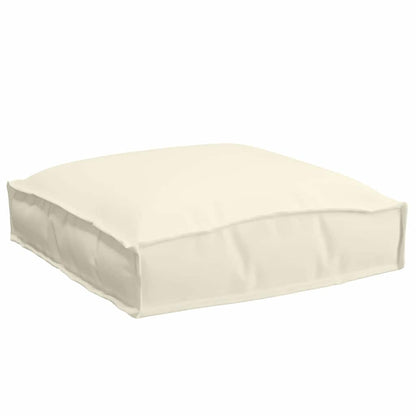 vidaXL Kissen 4 pcs Creme 40 x 40 x 8 cm Oxford-Stoff