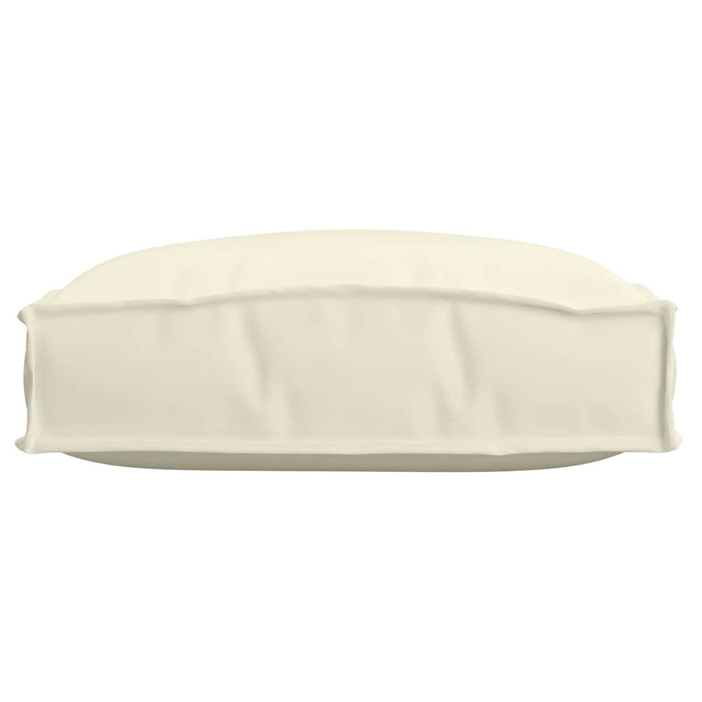 vidaXL Kissen 4 pcs Creme 40 x 40 x 8 cm Oxford-Stoff