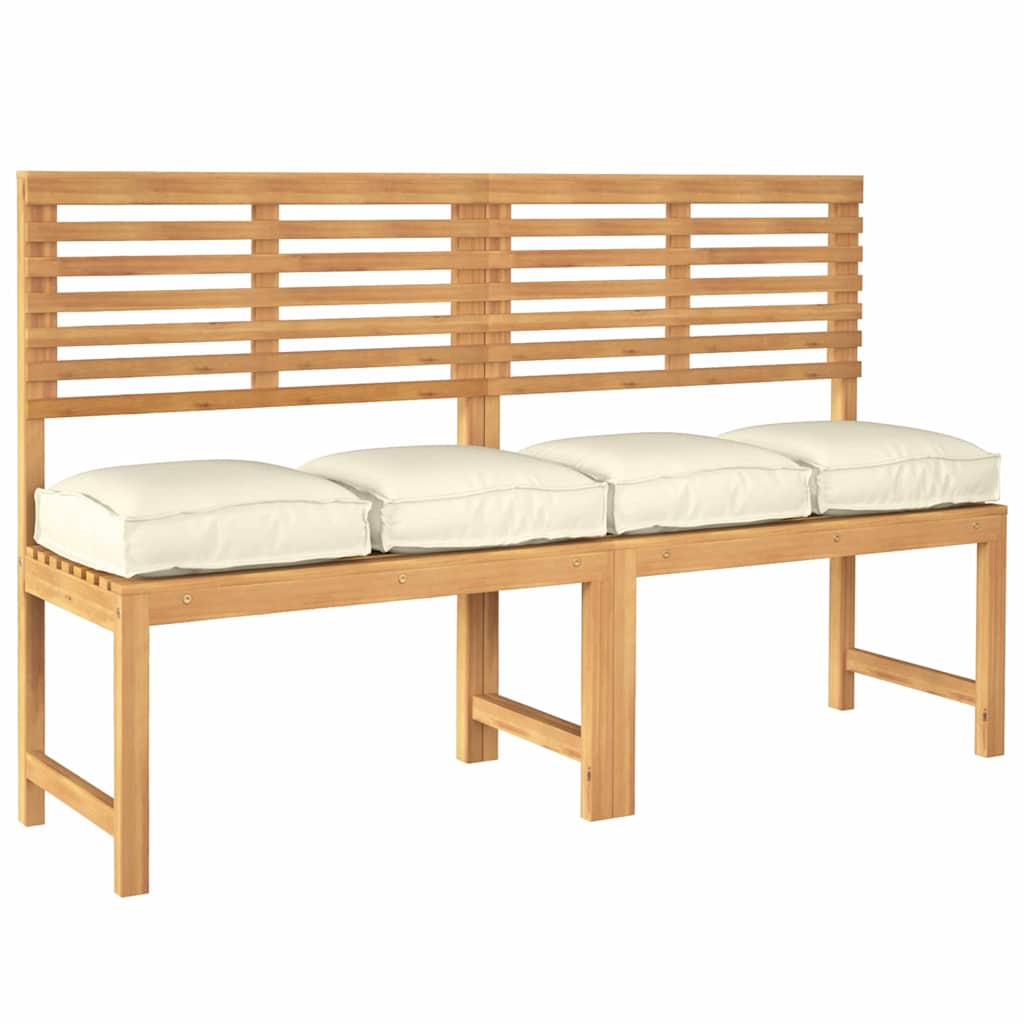 vidaXL Kissen 4 pcs Creme 40 x 40 x 8 cm Oxford-Stoff