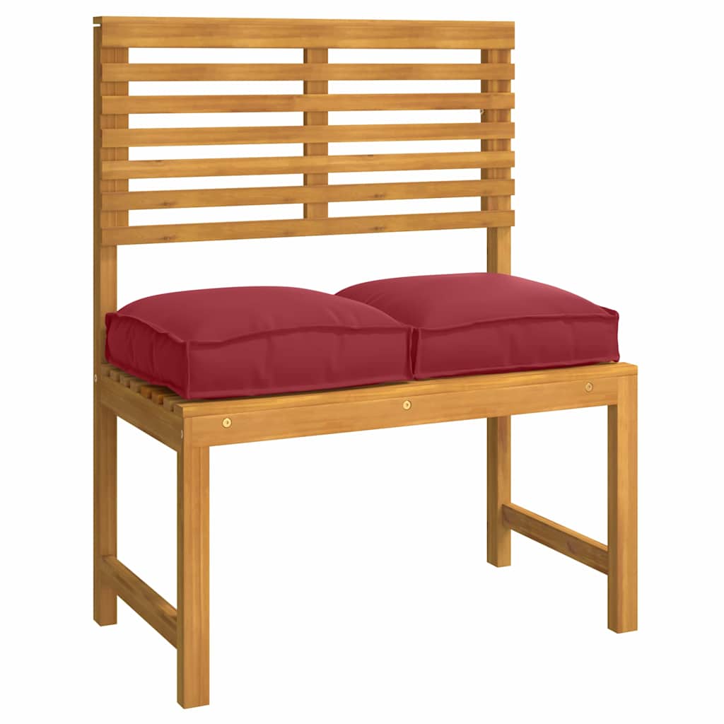 vidaXL Kissen 4 pcs Weinrot 40 x 40 x 8 cm Oxford-Stoff