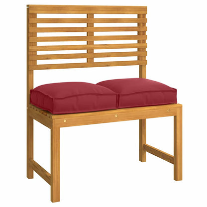 vidaXL Kissen 4 pcs Weinrot 40 x 40 x 8 cm Oxford-Stoff