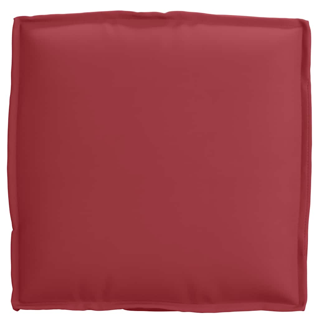 vidaXL Kissen 4 pcs Weinrot 40 x 40 x 8 cm Oxford-Stoff
