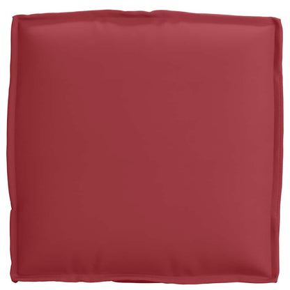 vidaXL Kissen 4 pcs Weinrot 40 x 40 x 8 cm Oxford-Stoff