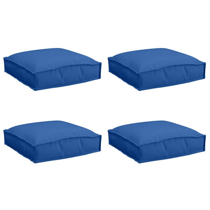 vidaXL Kissen 4 pcs Königsblau 40 x 40 x 8 cm Oxford-Stoff