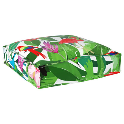 vidaXL Kissen Floral 4 pcs Mehrfarbig 40 x 40 x 8 cm Oxford-Stoff