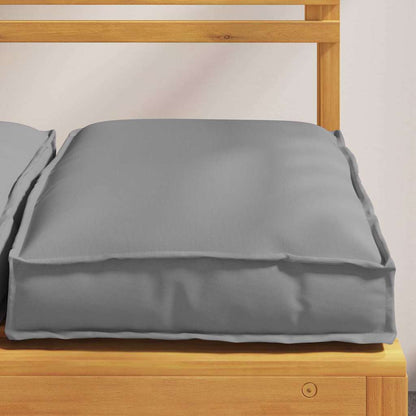 vidaXL Kissen 6 pcs Grau 40 x 40 x 8 cm Oxford-Stoff