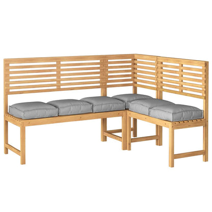 vidaXL Kissen 6 pcs Grau 40 x 40 x 8 cm Oxford-Stoff