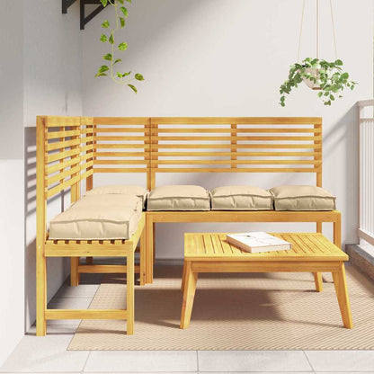 Kissen 6 pcs Beige 40 x 40 x 8 cm Oxford-Stoff