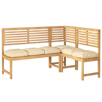 Kissen 6 pcs Beige 40 x 40 x 8 cm Oxford-Stoff