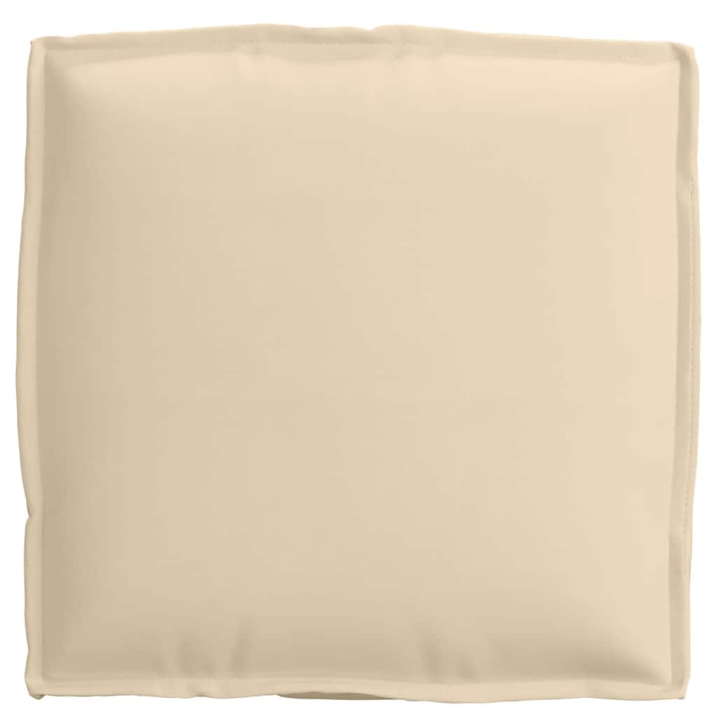 Kissen 6 pcs Beige 40 x 40 x 8 cm Oxford-Stoff
