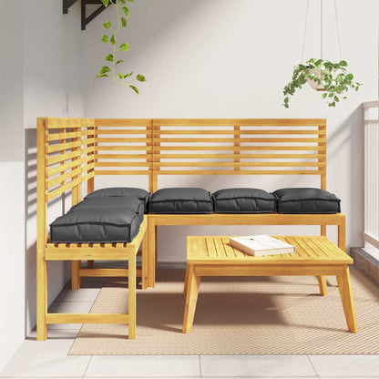 vidaXL Kissen 6 pcs Schwarz 40 x 40 x 8 cm Oxford-Stoff