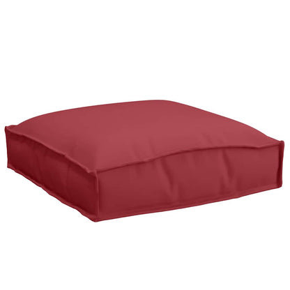 vidaXL Coussins 6 pcs Bordeaux 40 x 40 x 8 cm Tissu Oxford
