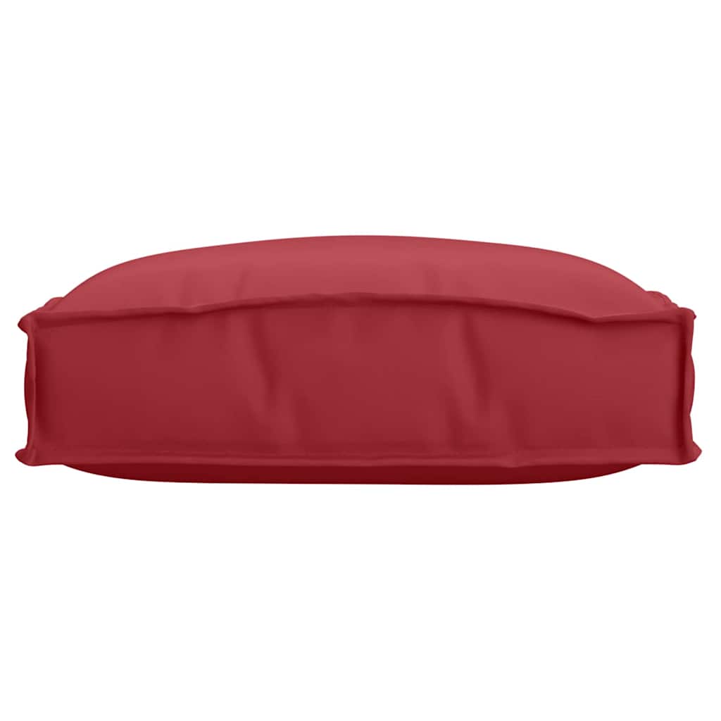 vidaXL Coussins 6 pcs Bordeaux 40 x 40 x 8 cm Tissu Oxford