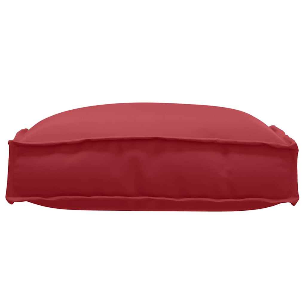 vidaXL Coussins 6 pcs Bordeaux 40 x 40 x 8 cm Tissu Oxford