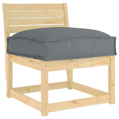 vidaXL Palettkissen für geeigneten Sitz Anthrazit 60 x 40 x 8 cm