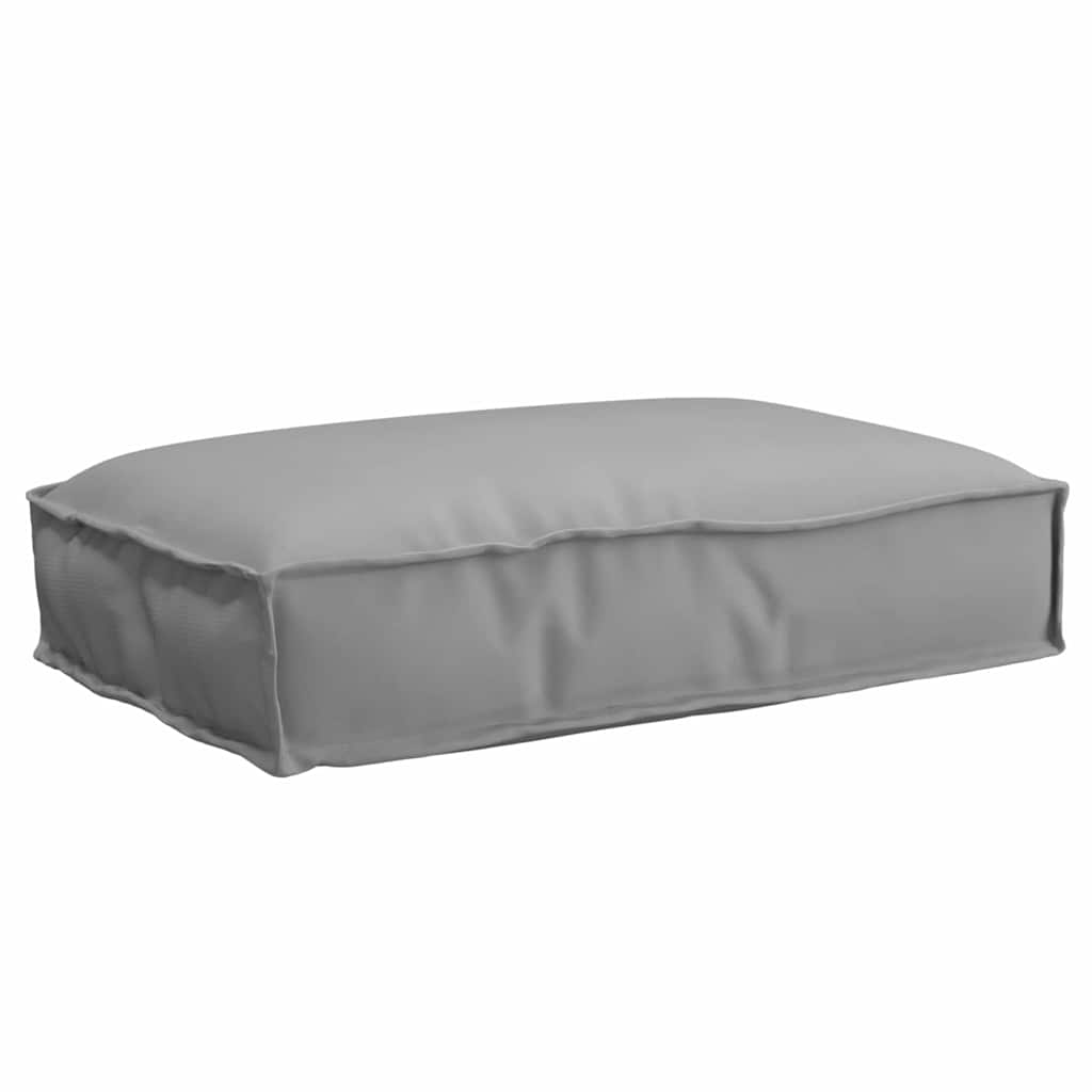 vidaXL Coussin de palette pour assise gris 60 x 40 x 8 cm