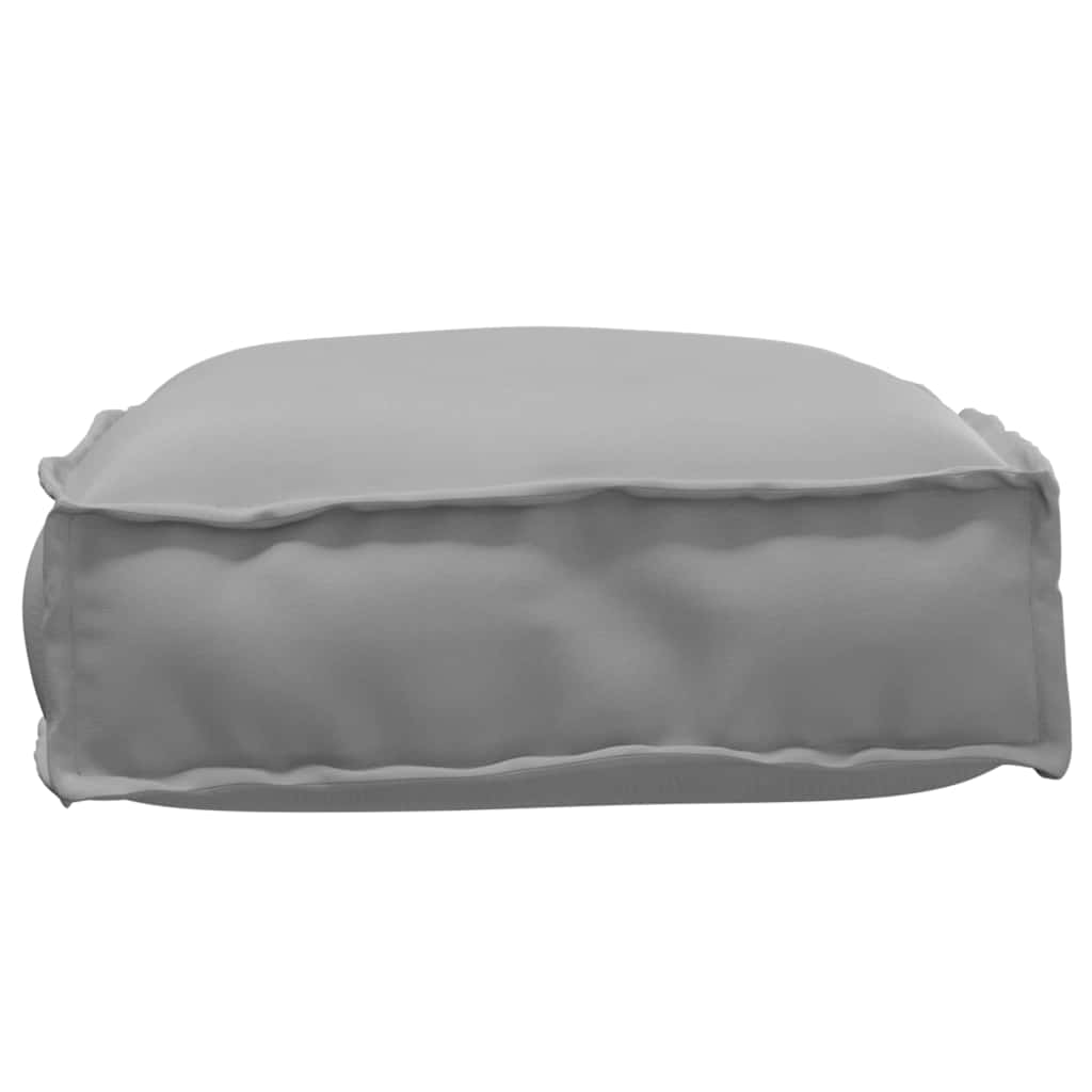 vidaXL Coussin de palette pour assise gris 60 x 40 x 8 cm