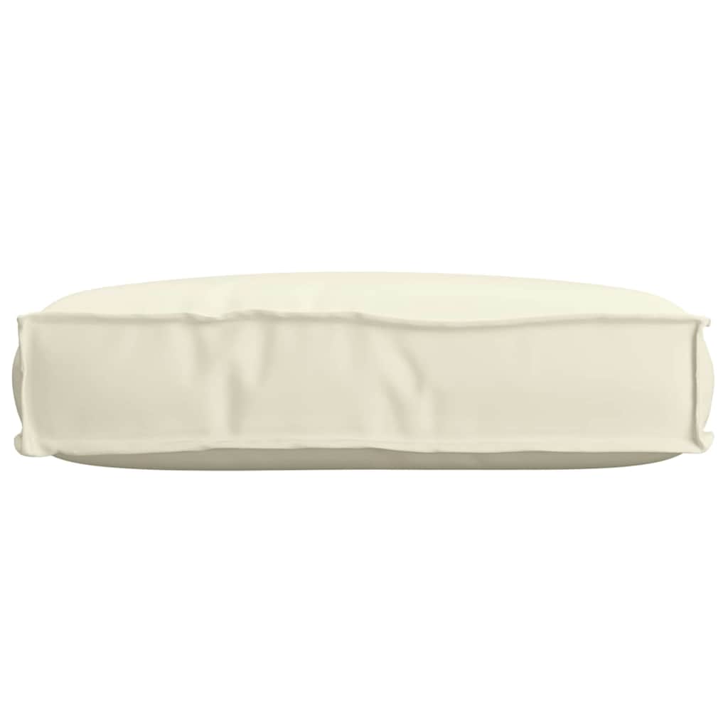 vidaXL Palettkissen für geeigneten Sitz Creme 60 x 40 x 8 cm