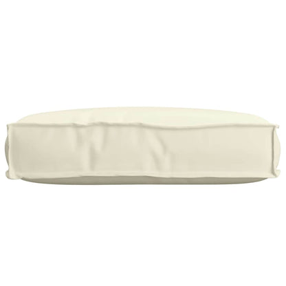 vidaXL Palettkissen für geeigneten Sitz Creme 60 x 40 x 8 cm