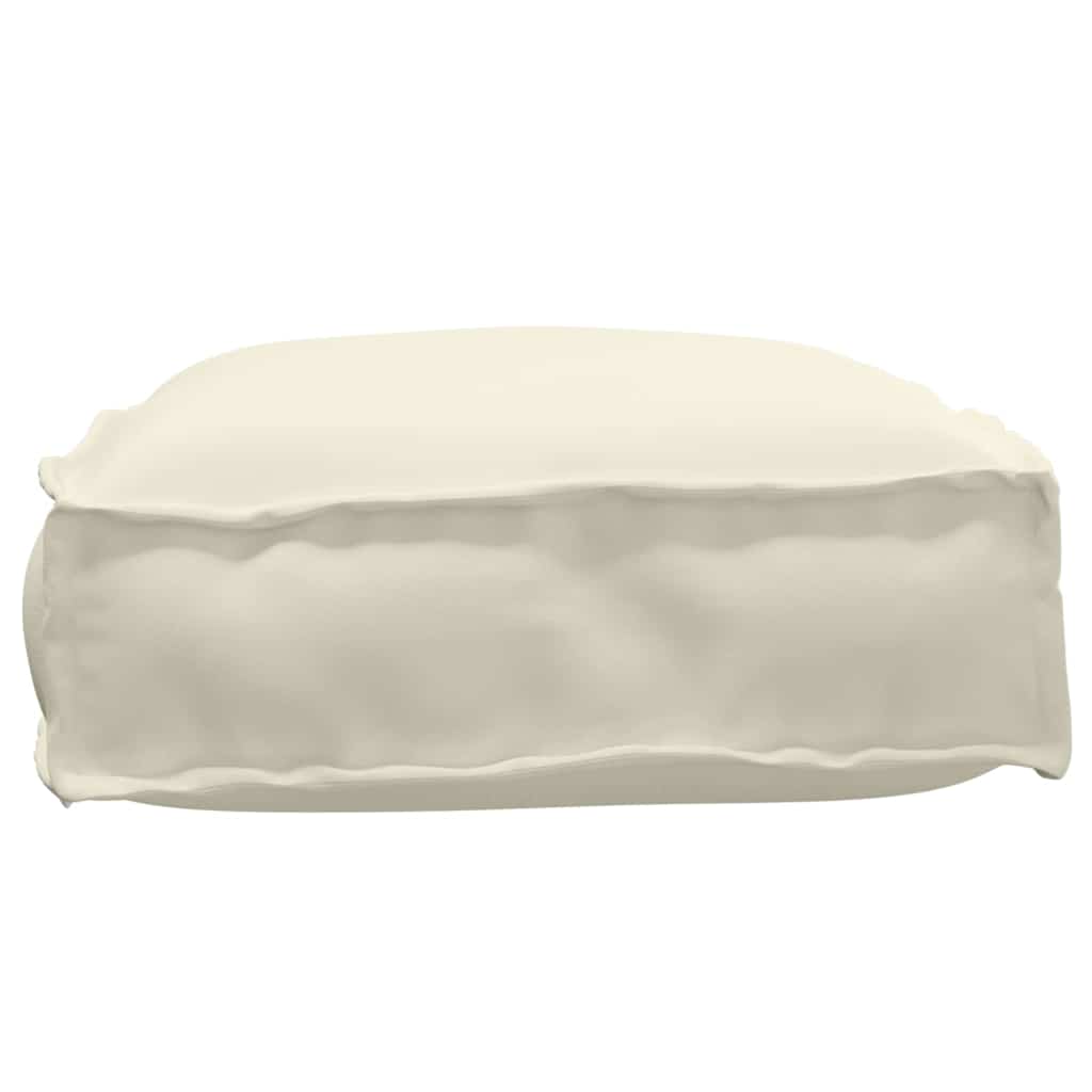 vidaXL Palettkissen für geeigneten Sitz Creme 60 x 40 x 8 cm