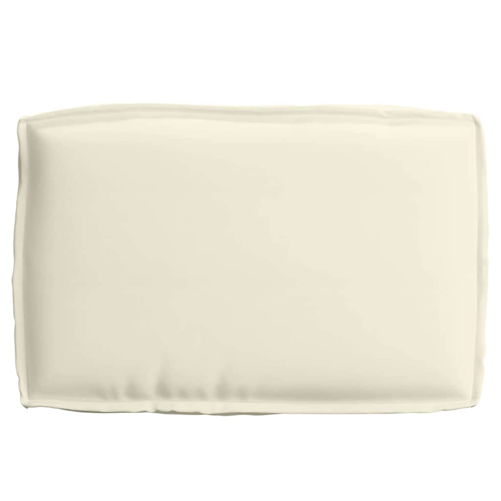 vidaXL Palettkissen für geeigneten Sitz Creme 60 x 40 x 8 cm
